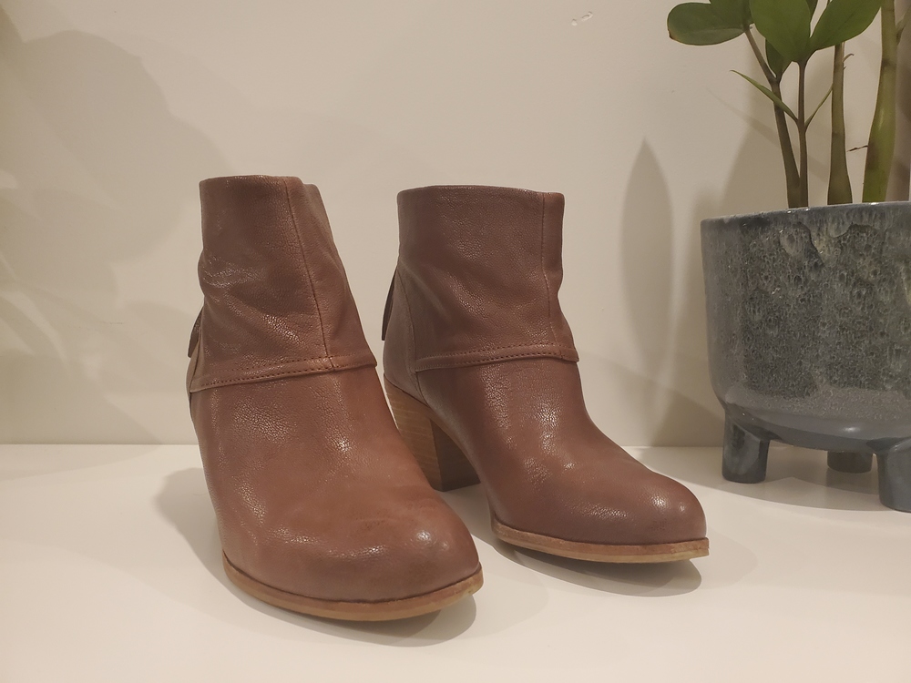 Cognac Leather Boot Sam Edelman